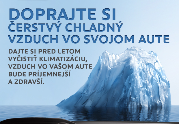 &nbsp;&nbsp;&nbsp;&nbsp;DOPRAJTE SI ČERSTVÝ CHLADNÝ VZDUCH VO SVOJOM AUTE